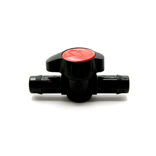 17mm Drip Barbed Insert Shut-Off Valve