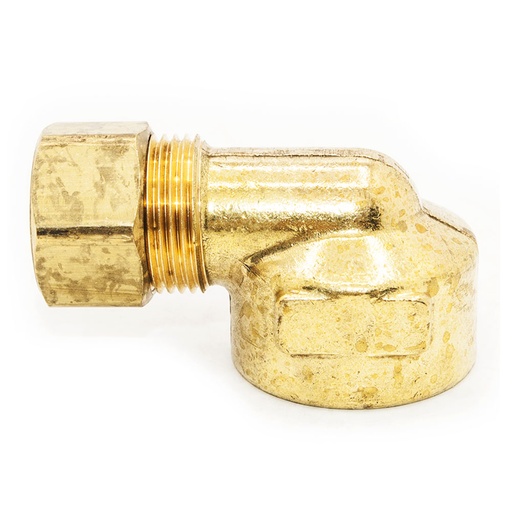 70 1/4" x 1/8" Lead-Free Brass Compression FIP Elbow
