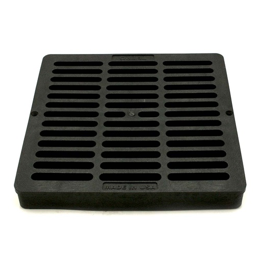 G9SFB 9 X 9 SQUARE GRATE BLACK