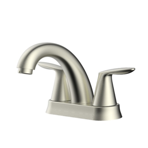 4 in. Centerset 2-Handle Bathroom Faucet – Brushed Nickel