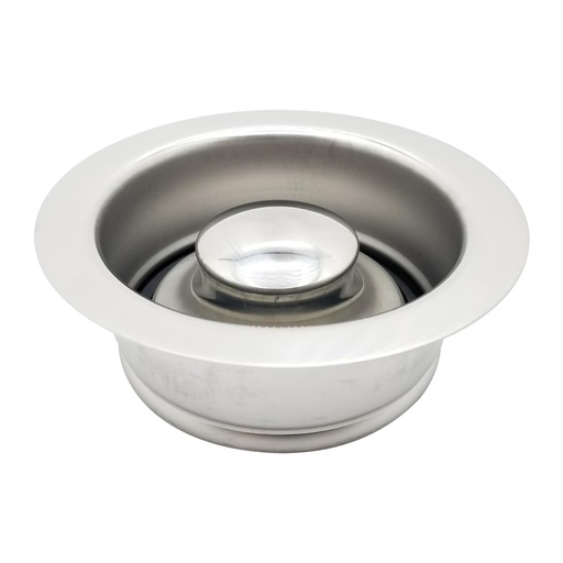 ISE Garbage Disposal Flange Assembly with Stopper – Stainless Steel Finish