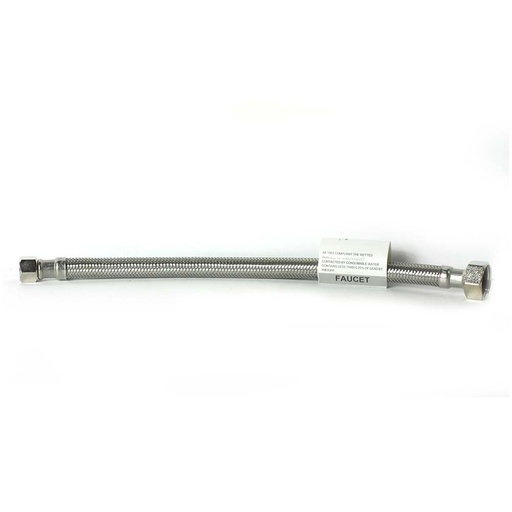 3/8" Comp x 1/2" FIP x 12" Long Stainless Steel Faucet Riser
