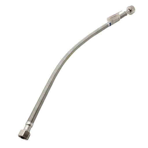 1/2" Comp x 7/8" Ballcock x 20" Long Stainless Steel Toilet Riser