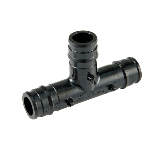 1/2" x 1/2" x 1/2" PPSU Tee F1960 - (PEX A)