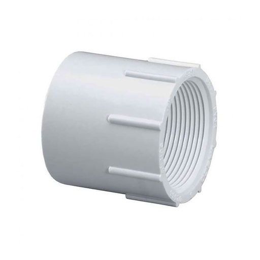 1-1/4" Slip x Female Thread PVC Adapter SCH40