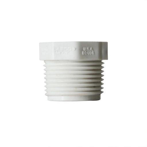2" x 1" Threaded x Threaded PVC Bushing SCH40