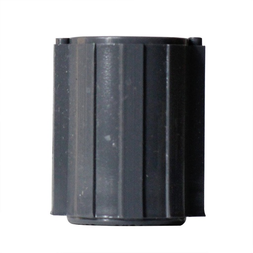 1/2" Threaded x Threaded Gray PVC Coupling SCH40