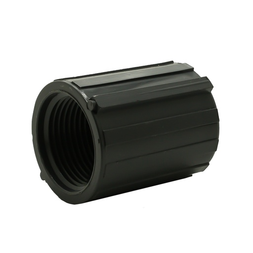 1" Threaded x Threaded Gray PVC Coupling SCH40