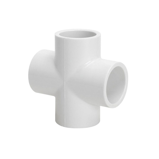 1-1/4" PVC Slip Cross SCH40