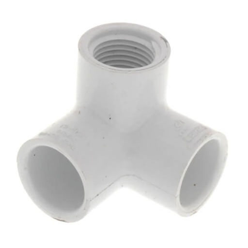 3/4" Slip x 3/4" Threaded PVC Side Outlet Elbow SCH40