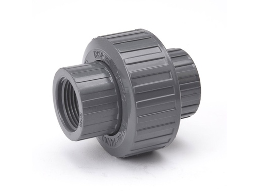 1-1/4" Threaded x Threaded PVC Union SCH80