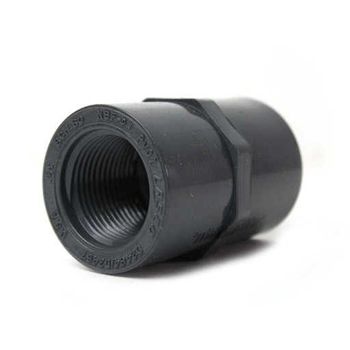 3/4" Slip x Threaded PVC Female Adapter SCH80