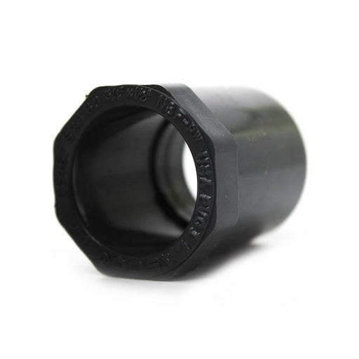 3/4" x 1/2" Slip x Slip PVC Bushing SCH80