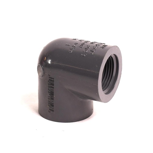 1/2" Threaded x Threaded PVC 90 Elbow SCH80