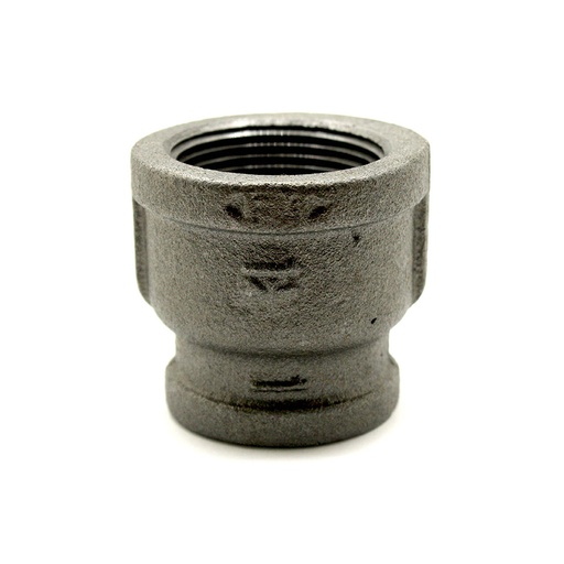 3" X 2-1/2" Black Steel Reducer Coupling  