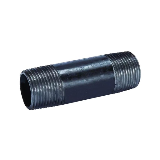 1" X 11"  Black Steel Nipple