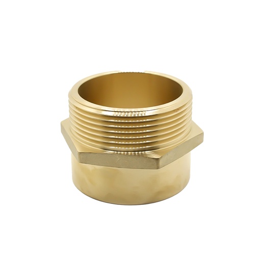 1" Female NPT X 1" Male NH/NST Brass HEX Fire Hose / Hydrant Adapter