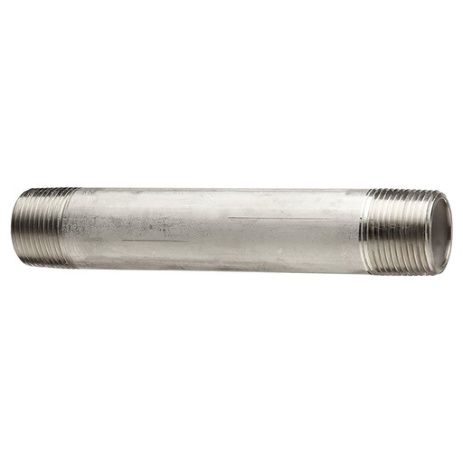 1 1/4 X 4" Stainless Steel Nipple - Bulk