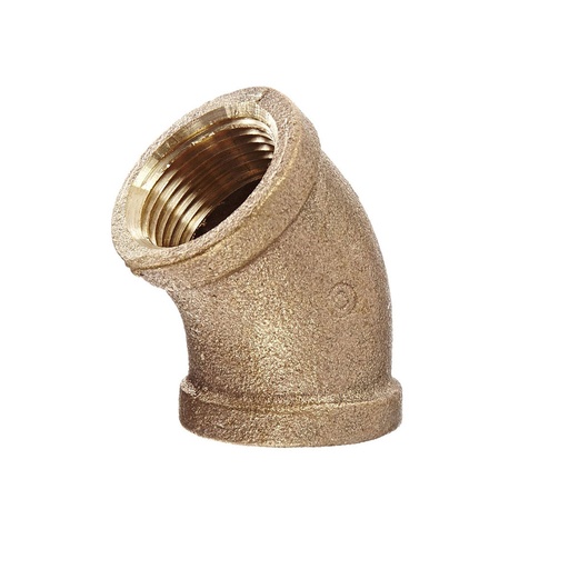 3/8" 45 Brass Elbow