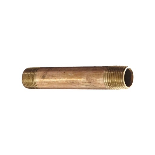 1/4" x 6" Brass Nipple