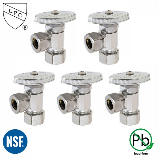 5/8CX1/2SJ ANGLE STOP (5PK)