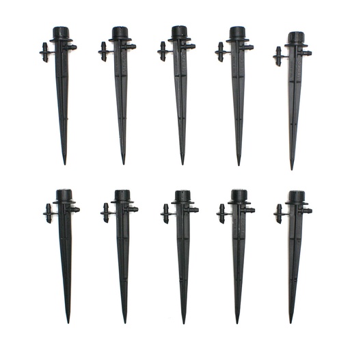 Adj. Spray Emitter Stake - Half 180 - 10/Pack