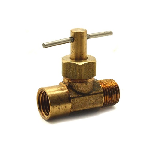 132P 1/8" MIP X 1/8" FIP Straight Needle Valve
