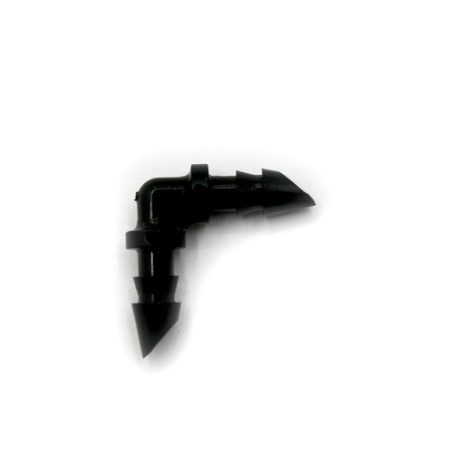 FEL250 1/4" Barb Elbow for Drip Tubing - 20/Pack 