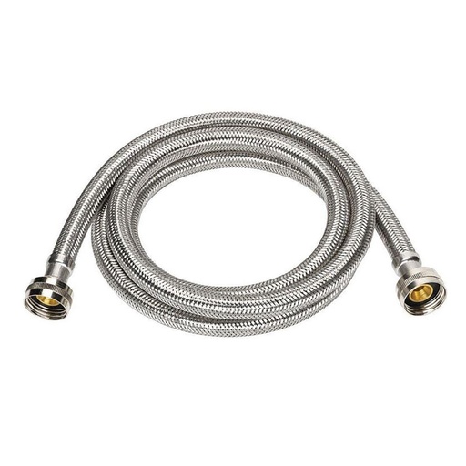 3/4" FGHT x 3/4" FGHT 60" Long Stainless Steel Washing Machine Hose 