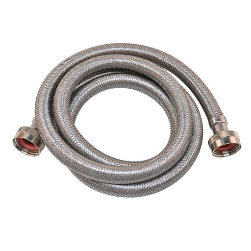 3/4" FGHT x 3/4" FGHT 72" Long Stainless Steel Washing Machine Hose 