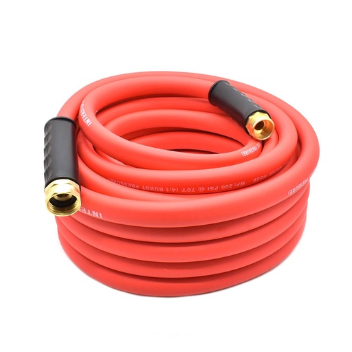 5/8" 50 ft Solid Red PVC Hose WP 200 PSI (3/4" GHT Male / GHT Female Fitting)
