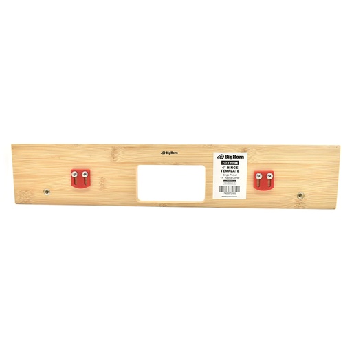 4" Hinge Template, Single Pocket, 1/4" Radius Corner