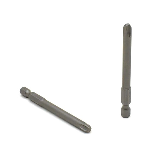 10 Display Pack - 3# Phillips Head Power Screwdriver Bits - 3 Inch Long - 6mm Dia