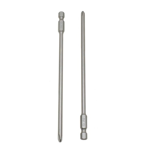 25 Bulk - 2# Phillips Head Power Screwdriver Bits - 6 Inch Long - 4.5mm Dia