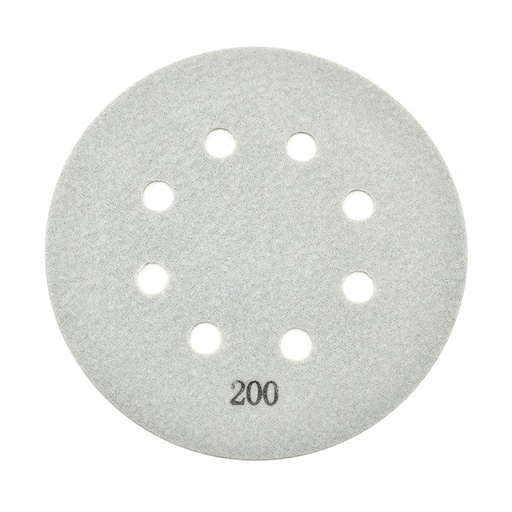 6" Thin Electroplated Dry Pad for Orbital Sanders, 200 Grit