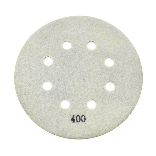 6" Thin Electroplated Dry Pad for Orbital Sanders, 400 Grit