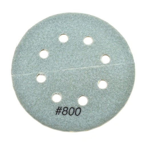 6" Thin Dry Pad for Orbital Sanders, 800 Grit