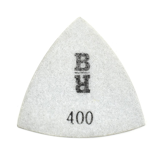 400 Grit Electroplated Diamond Triangular Polishing Pad for Oscillating Tools
