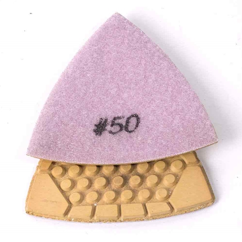 Diamond Triangular Dry Pad, 50 Grit
