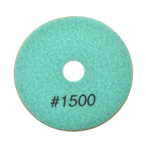 4" Diamond Wet Polishing Pad, 3mm Thick 1500 Grit