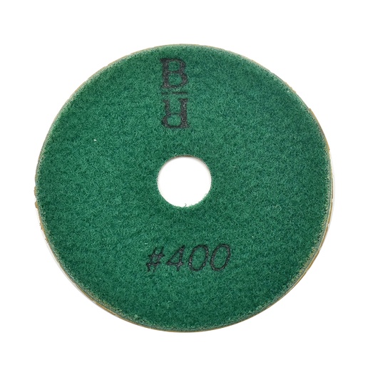 4" Diamond Wet Polishing Pad, 3mm Thick 400 Grit
