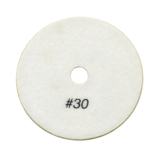 Premium Wet Polishing Pad, 5" 30 Grit - 6mm
