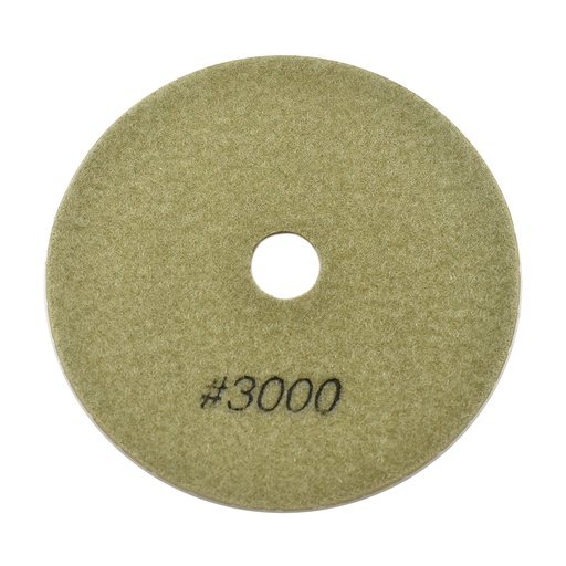 Premium Wet Polishing Pad, 5" 3000 Grit - 6mm
