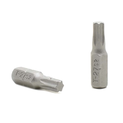 10 Display Pack - T27 Single End Torx Screwdriver Bits - 1 Inch Long