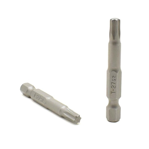 10 Display Pack - T27 Single End Torx Screwdriver Bits - 2 Inch Long