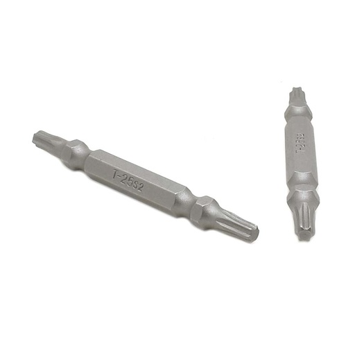 10 Display Pack - T25 Torx Double End Screwdriver Bits - 1.5" Long