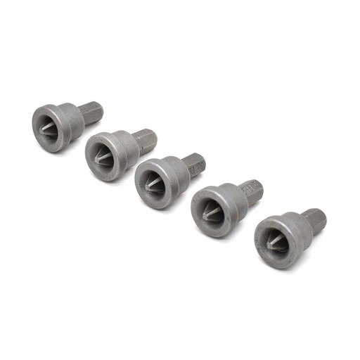 5 Display Pack - Drywall Dimple Screw Setter Bits  - 1 Inch Long