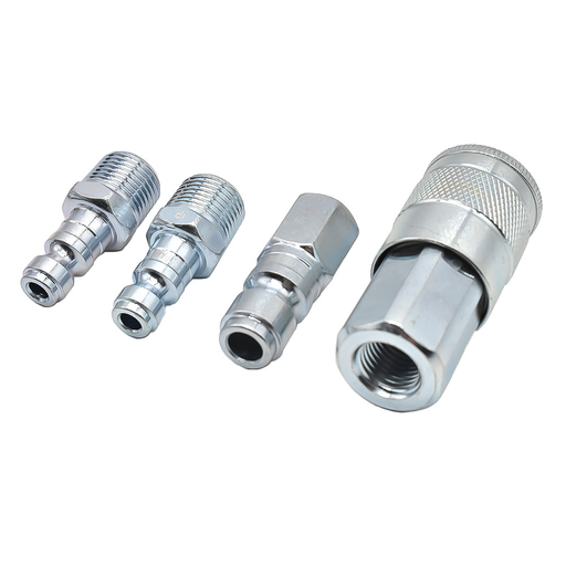 4-Piece Coupler/Plug Kit 3/8-in Automotive (Steel Coupler)