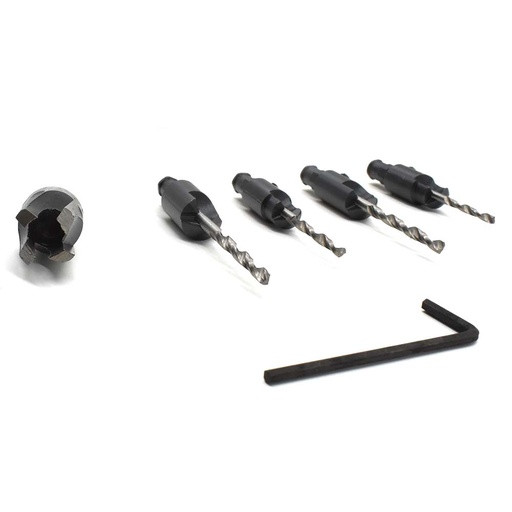 Countersink Set with 3/8" Plug Cutter -QS-Q-E