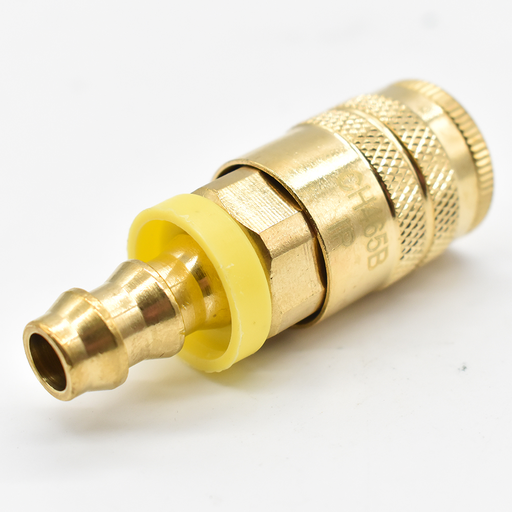 1/4" x 3/8" Industrial Easy-Lock Brass Coupler Reducer  - Single Display Pack